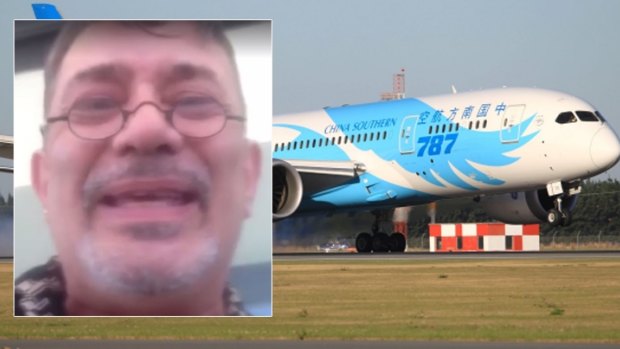 Jim Karadimas' flight from Perth to Guangzhou with China Southern has been delayed 10 hours. 