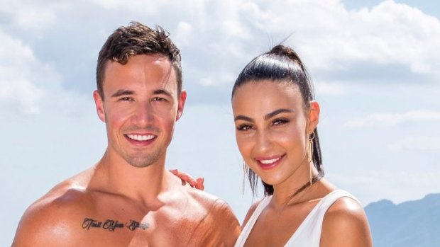Grant and Tayla from Love Island Australia.
