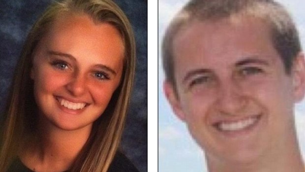 Michelle Carter and her now deceased boyfriend Conrad Roy.  