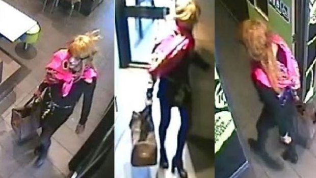 CCTV pictures of the robbery.