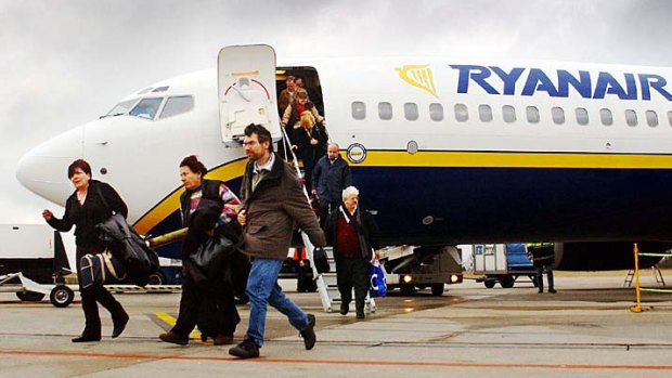 The tarmac walk is a cheaper option to using airbridges for budget carriers.