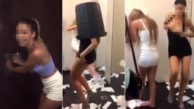 Perth lawyer John Hammond says no legal action should be taken against woman who filmed "girls gone wild" video.