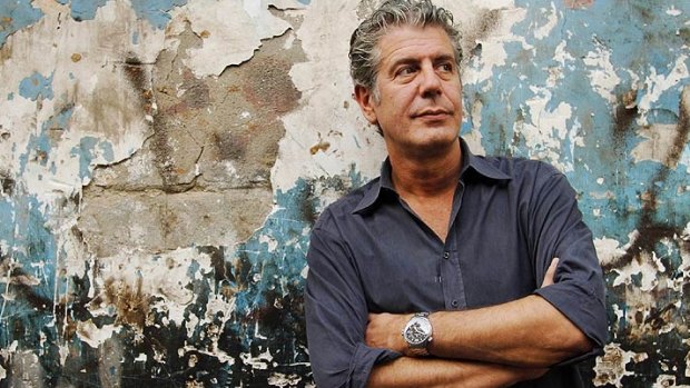 The late, great Anthony Bourdain.