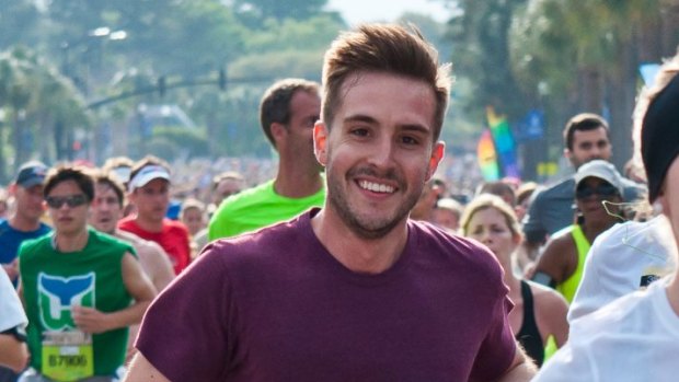 A famed photo of the so-called 'ridiculously photogenic guy' in a fun run is one example of the euphoria that running can provide.