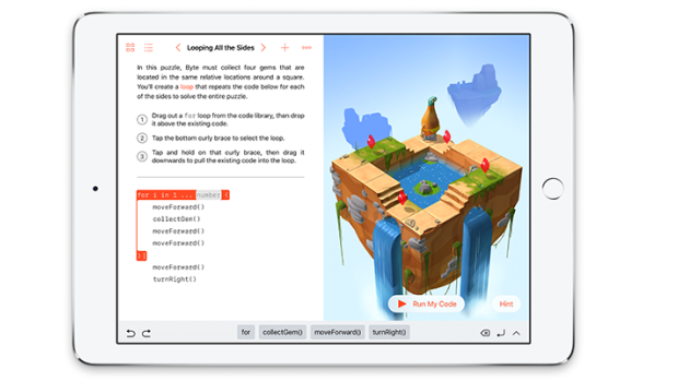 Swift Playground makes it easy to learn coding.