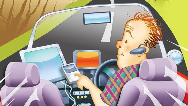 Many young drivers admit being distracted by their mobile devices while driving.