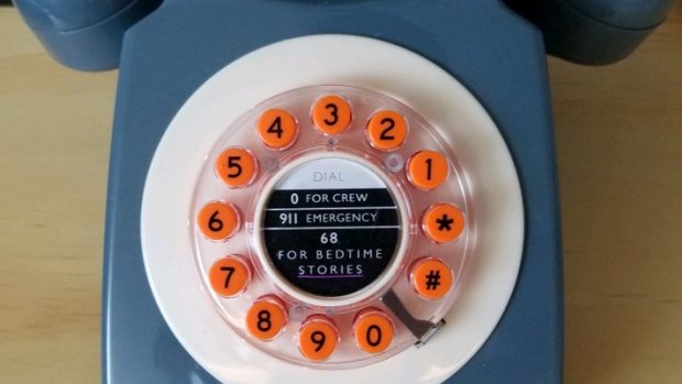 Dial '68' for stories: The phone at the MOXY Phoenix Tempe.