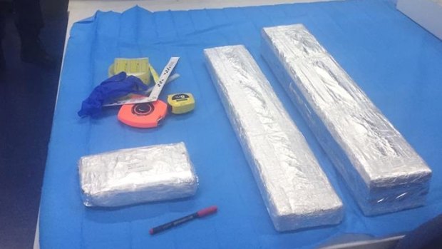 Border Force officers allegedly discovered the cocaine hidden inside a printer. 