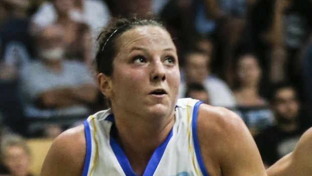 Self-belief: Bendigo's Kelsey Griffin hasn't given up on the Spirit's play-off chances.