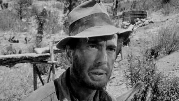 Humphrey Bogart in the film The Treasure of the Sierra Madre.