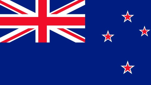Incumbent: The current New Zealand flag. 