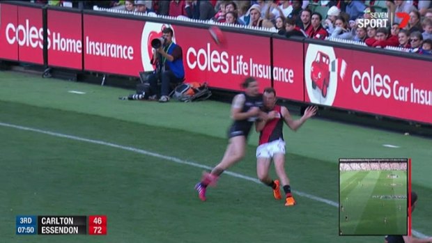 Bryce Gibbs could be fined for this incident.