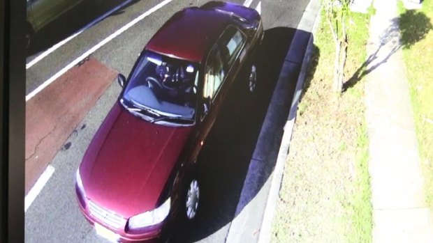 The maroon Toyota Camry seen near Helen Dawson Key's homeon the day she died.