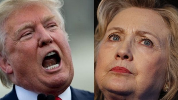 Presumptive presidential nominees: Donald Trump and Hillary Clinton.