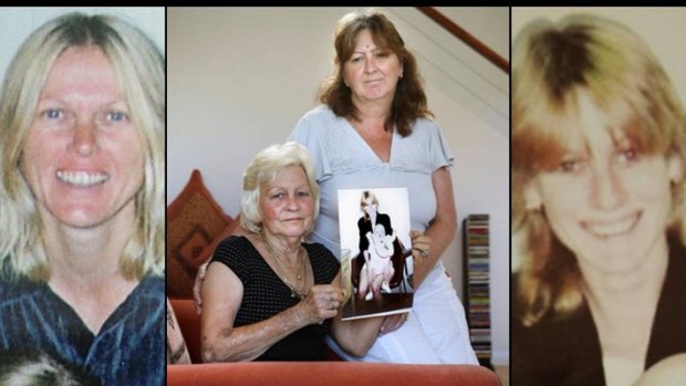 Sandra McSavaney, with her only surviving daughter Sharon Robards (centre). She has lost her other daughters Lisa Sara (left) and Tracey Valesini (right).<i> Main photo: Marina Neil</i>