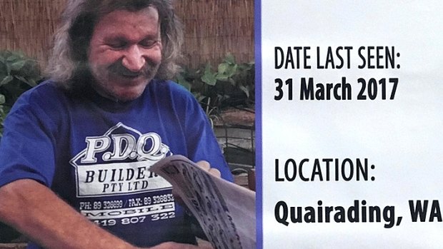 Dean Patrick White was last seen on March 31.