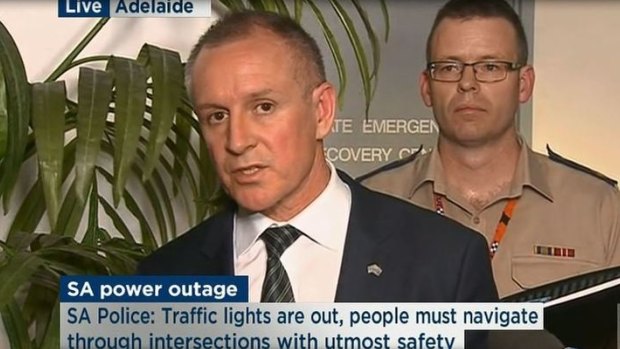 Premier Jay Weatherill speaking to media.