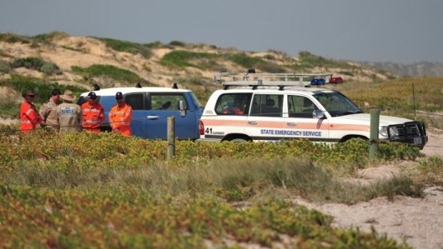 The jury visited sand dunes in Salt Creek, where the man carried out the attack.