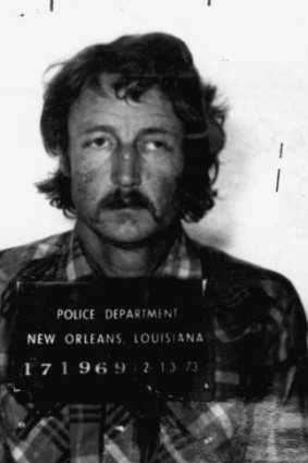 A 1973 mugshot of Raymond Grady Stansel Jr. from the New Orleans Police Department.