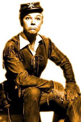 Doris Day as Calamity Jane in the 1953 film version.