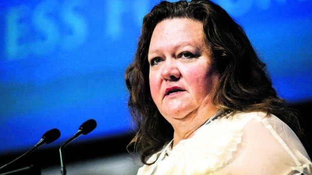 Gina Rinehart once warned Australians that they needed to work harder to compete with Africans who would labour for less than $2 a day.