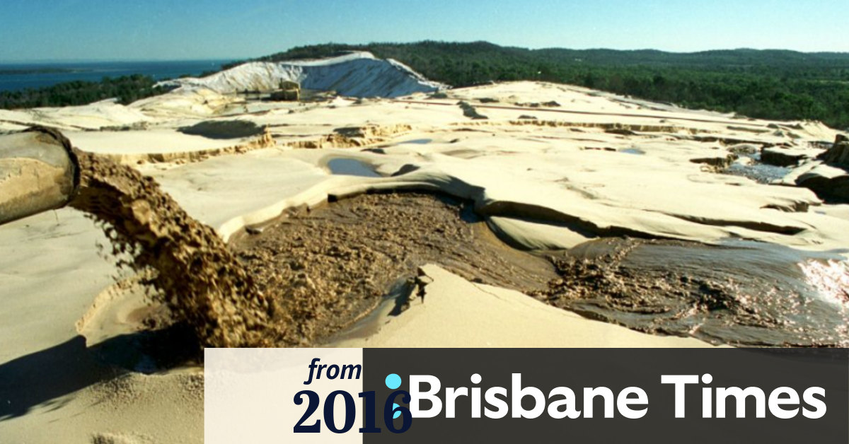 Straddie's sand miners to learn their compensation payout