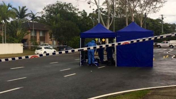 Homicide detectives were investigating the hit and run death of a man at Broadbeach Waters.
