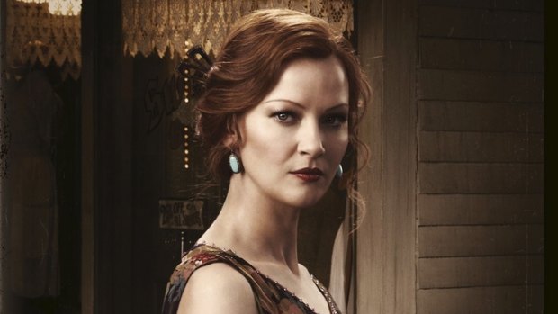 Damaged soul: Gretchen Mol as Gillian in <i>Boardwalk Empire</i>.
 