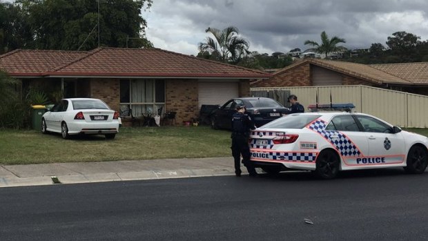 A neighbourhood dispute has turned ugly on the Gold Coast, with a man allegedly ramming his neighbour with a car.
