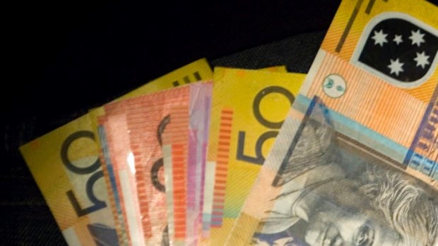 A court has heard a man was found to have 1800 in his underwear after a Brisbane hotel robbery.