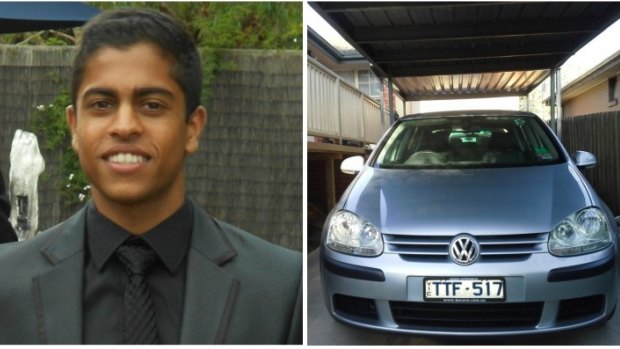 Police have release images of missing person Tej Chitnis and his car.