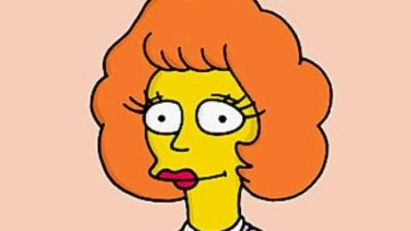 Maude Flanders in The Simpsons.