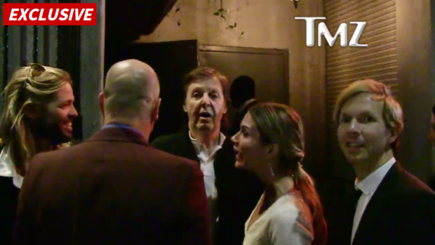"How VIP do we gotta get?" Sir Paul McCartney said after being turned away.