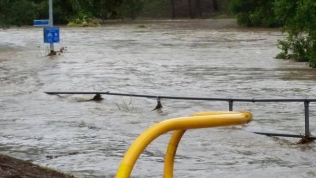 Park flooding in Stafford