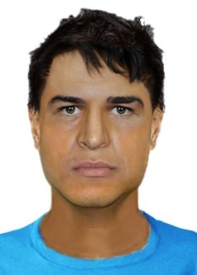 Police have released a facial composite of the man wanted over the Burwood assault. 