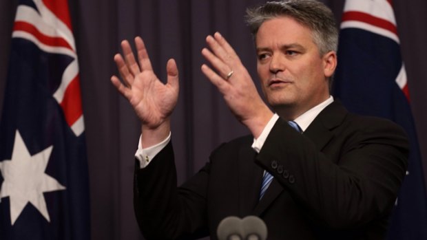 Finance Minister Mathias Cormann.