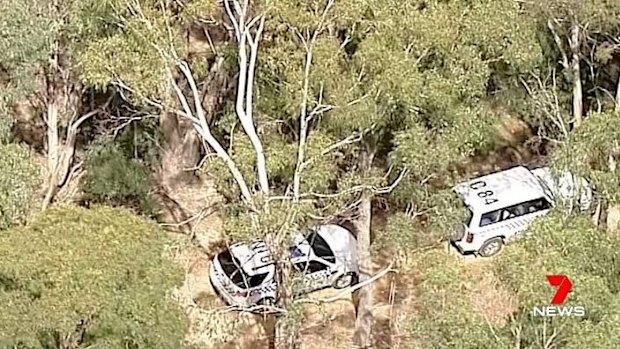 Bushland in Mount Macedon regional park, where the body was found.