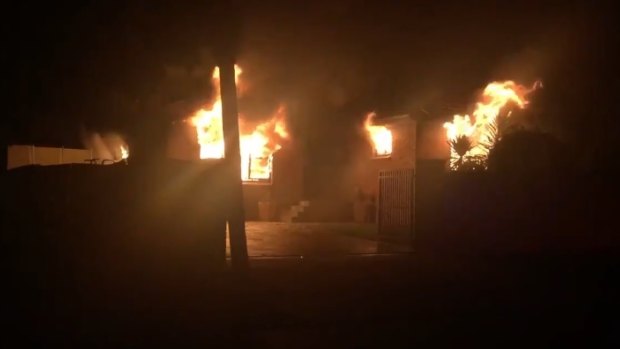 A suspicious fire in Essendon threatened neighbouring homes on January 2.