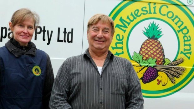 Peter Pavlis (right) has been charged with the murder of Jennifer Borchardt, his co-director at the Muesli Company. 