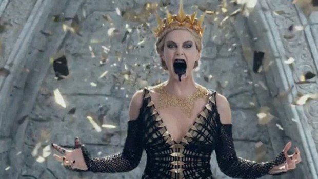 Upset at the box office result ... Charlize Theron in The Huntsman: Winter's War.