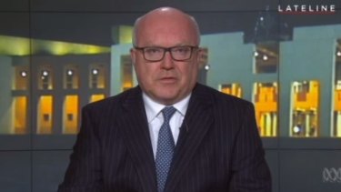 Attorney General George Brandis said the plebiscite was the "only way".