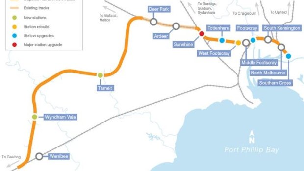 The new Regional Rail Link opened on Sunday, separating Metro Trains from V/Line. 