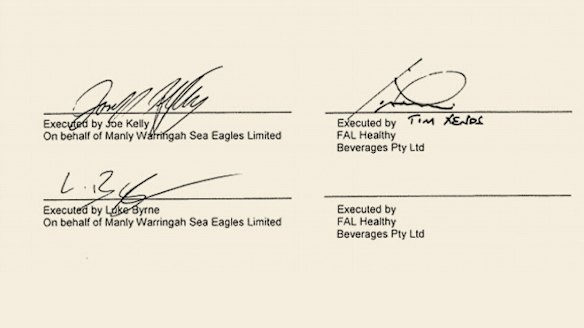 Manly Sea Eagles confident they have a binding $3.6 million contract ...