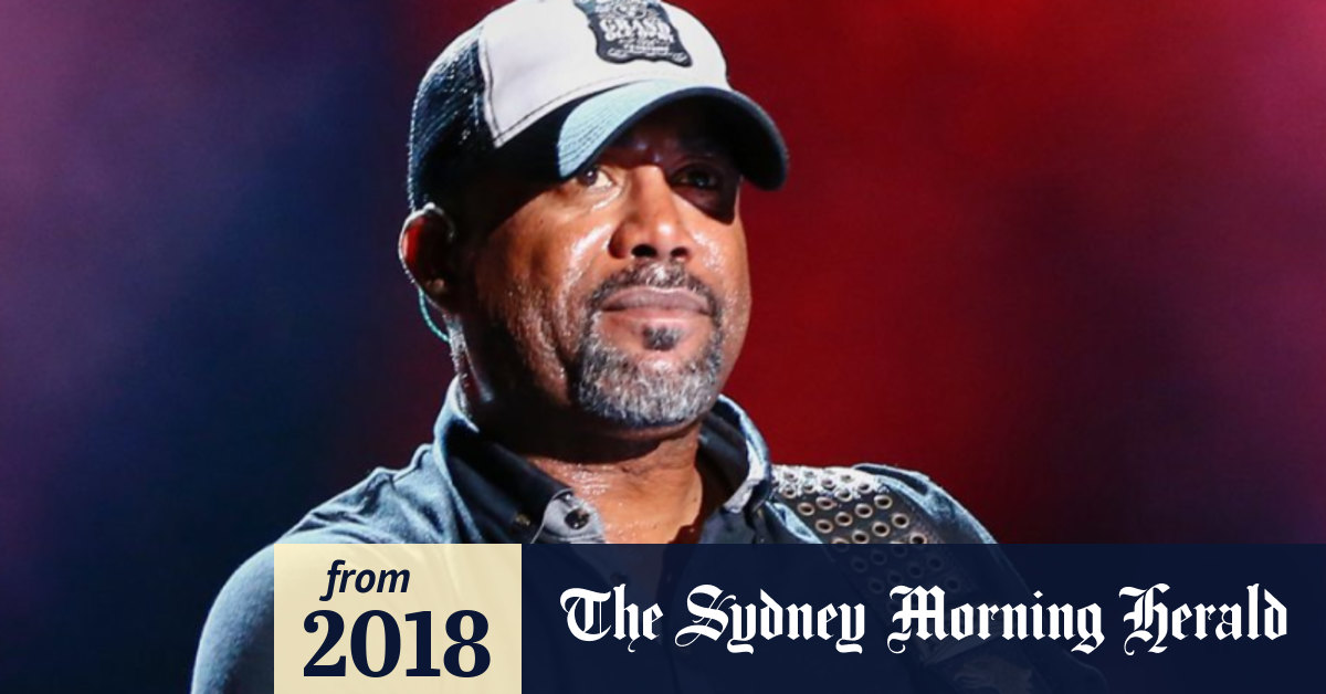 Country music artist Darius Rucker's second collection of NFL