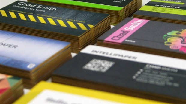 Are smart business cards the next big thing for passing out your details?