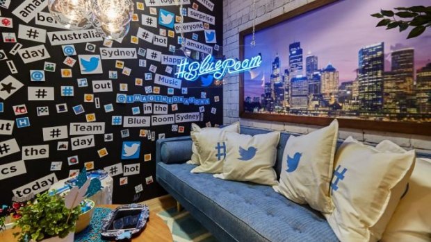 Twitter's Blue Room hosts celebrity interviews.