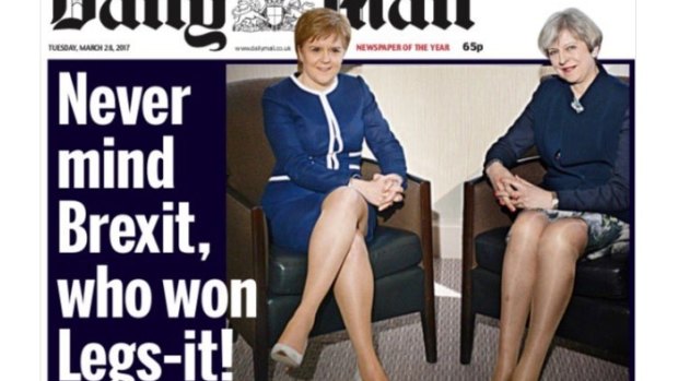 The front page of the Daily Mail on Tuesday.