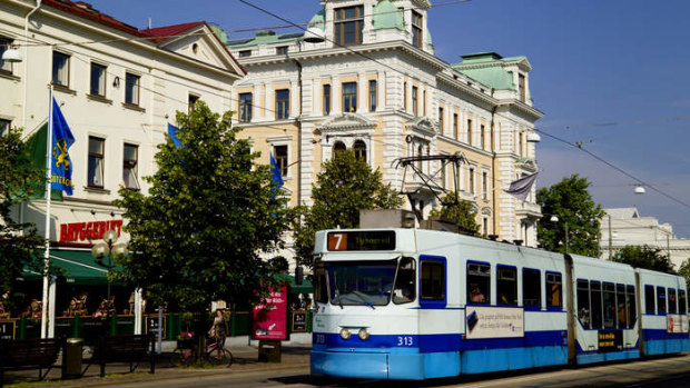 The Australian man was found in central Gothenburg.