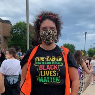 Cassie Pagel, a teacher at Jefferson High School Photo, is in favour of defunding police.