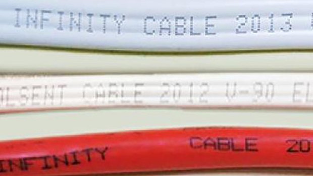 Consumers should contact a licensed electrician for a safety inspection to determine if Infinity cables have been installed in their house.